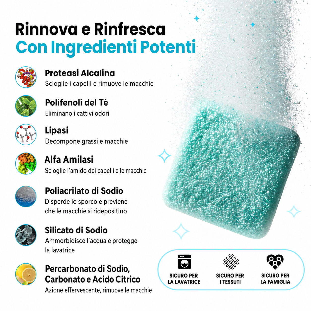 Mellow Sopami™ - Pasticche per lavatrice anti-peli di animali
