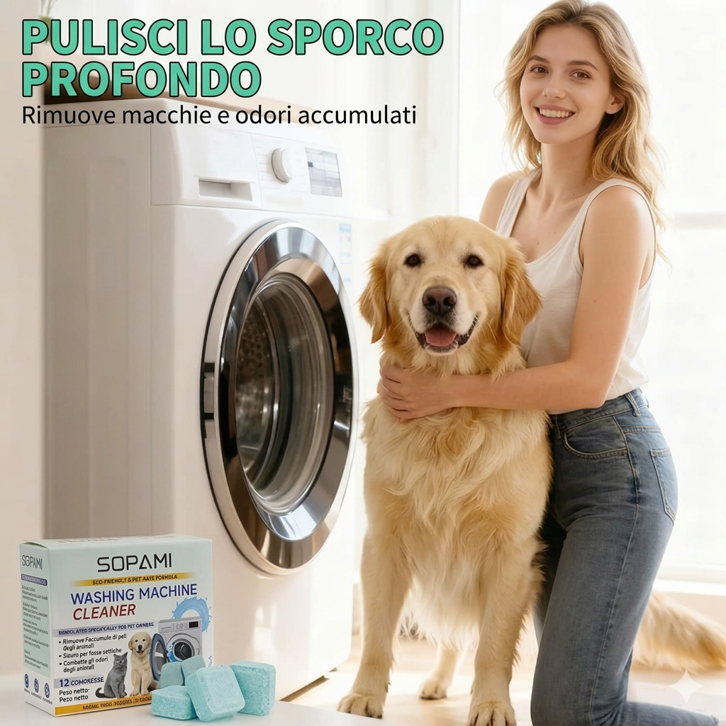 Mellow Sopami™ - Pastiglie per lavatrice anti-peli di animali