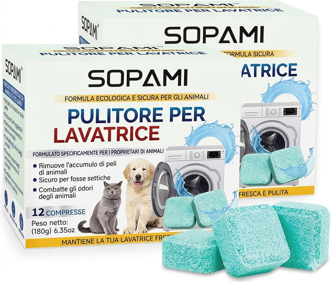 Mellow Sopami™ - Pastiglie per lavatrice anti-peli di animali