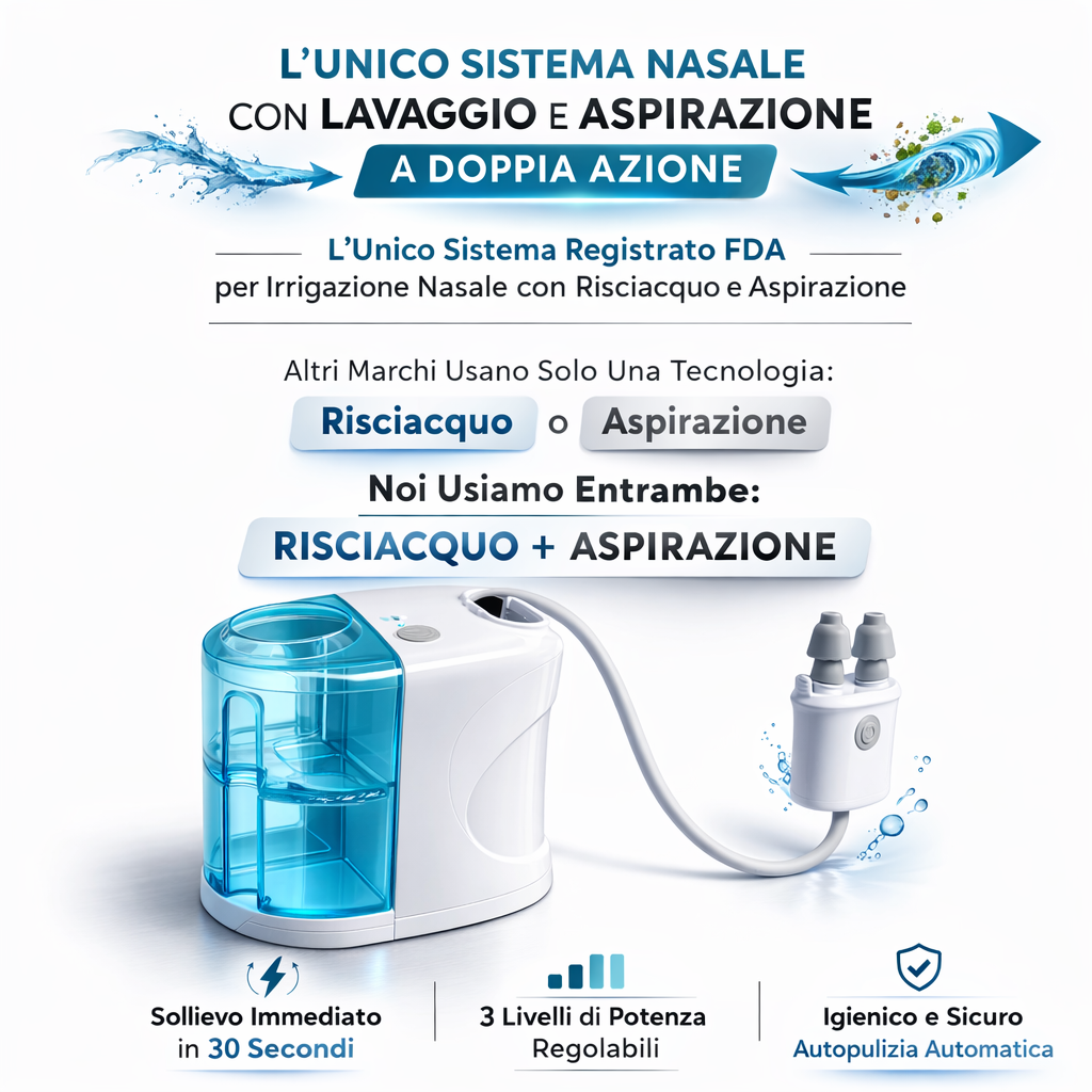 Mellow Nasal™  Respira meglio con la soluzione definitiva senza farmaci
